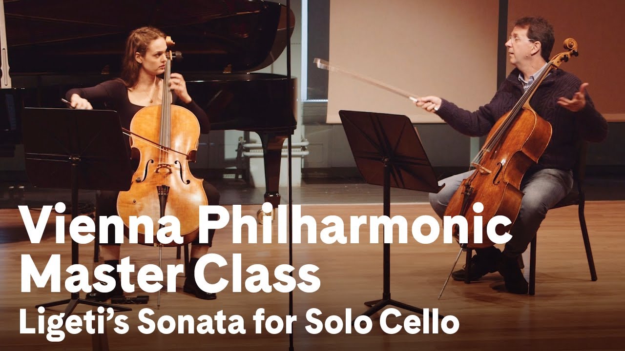 Vienna Philharmonic Cello Master Class with Tamás Varga: Ligeti’s Sonata for Solo Cello