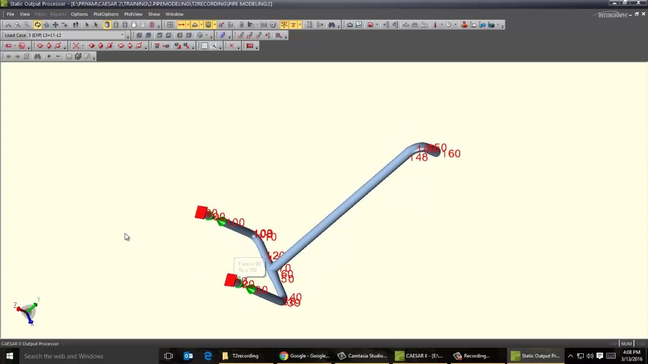 Lesson 2- Pipe Modeling And Stress Due To Thermal Expansion