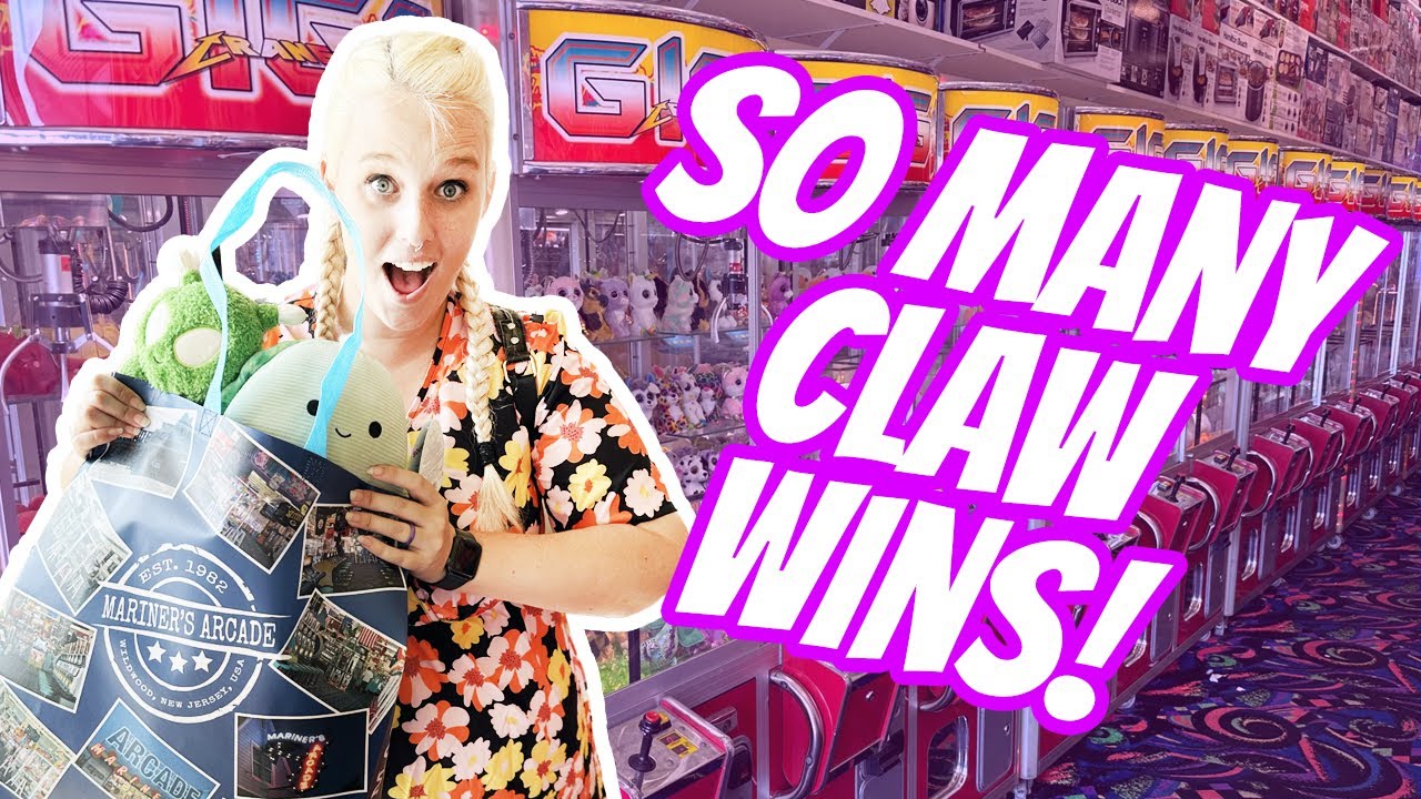 We Can't Stop Winning These Claw Machines at Mariner's Arcade!
