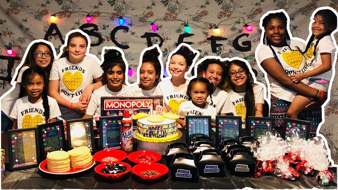MY SWEET STRANGER THINGS BIRTHDAY PARTY! #strangerthings #strangerthingsseason3