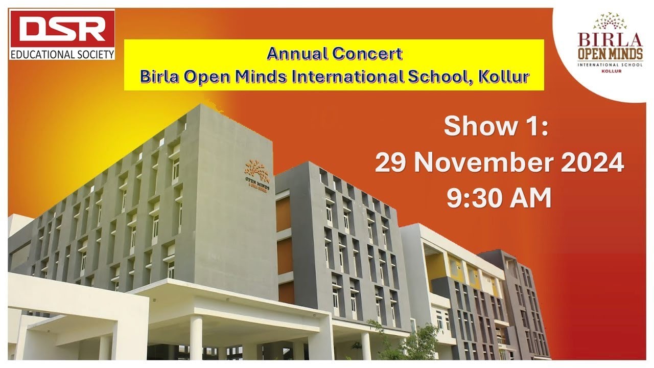 Annual Concert - Show 1 @  Silpakalavedika on 29th Nov 2024 , 9:30 A.M. onwards
