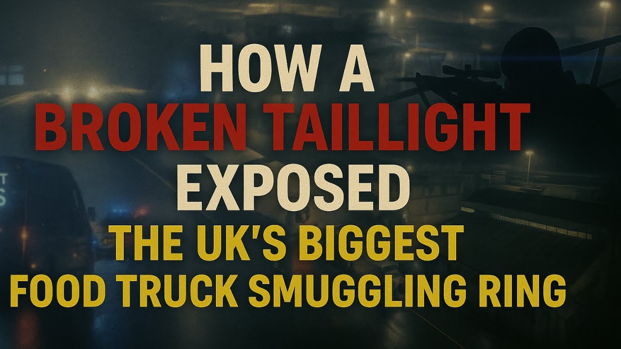 How a Broken Taillight Uncovered the UK&rsquo;s Biggest Food Truck Smuggling Ring | Real Crime Story