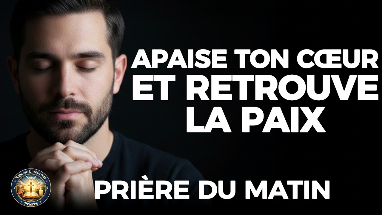 🙏  PRIÈRE DU LUNDI MATIN POUR APAISER TON CŒUR ET RETROUVER LA PAIX – SAGESSE CHRÉTIENNE