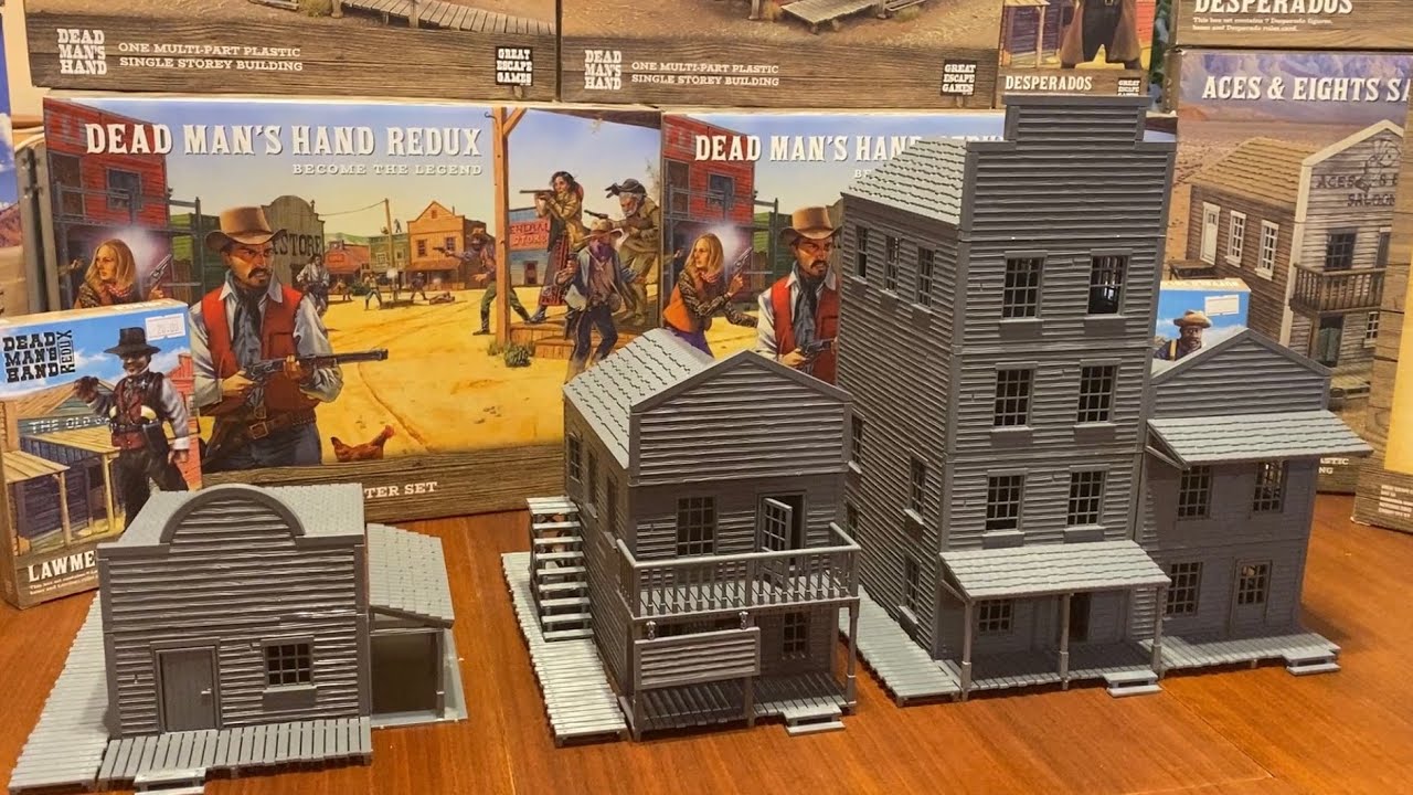 Dead Man&rsquo;s Hand Aces & Eights Saloon unboxing and build with hints and tips on modular assembly.