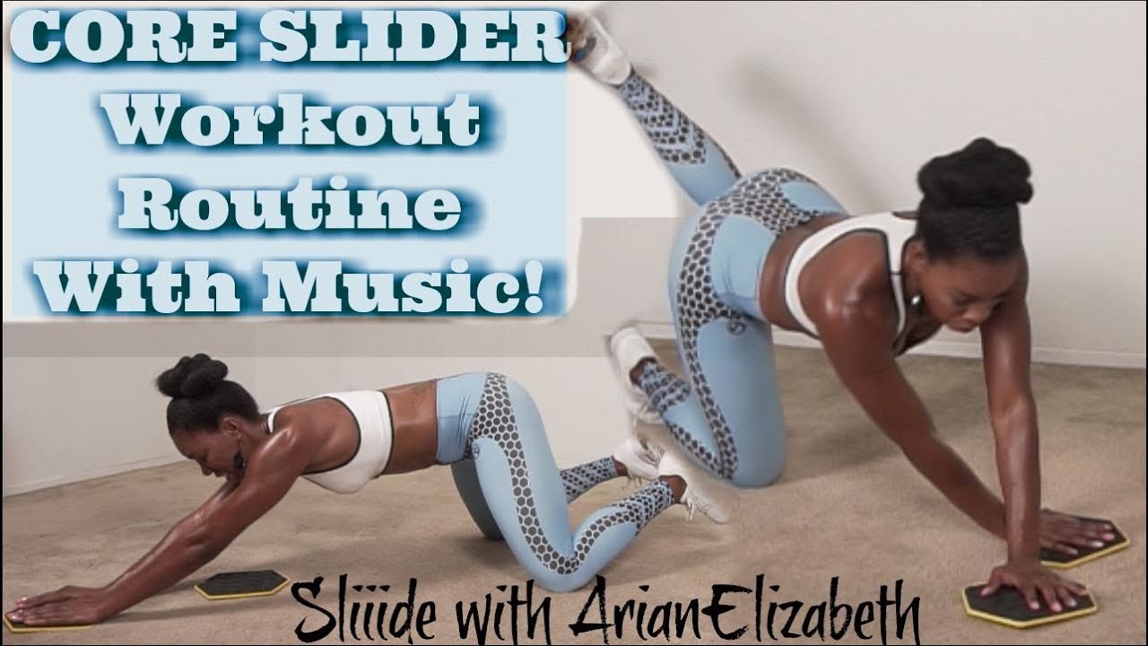 Core Slider Workout To Tone Your Legs and Arms
