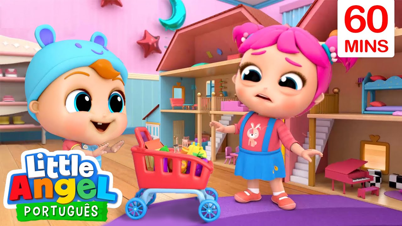 Joãozinho Brincando de Casinha! 🏠 | Canal do Joãozinho - Little Angel Português