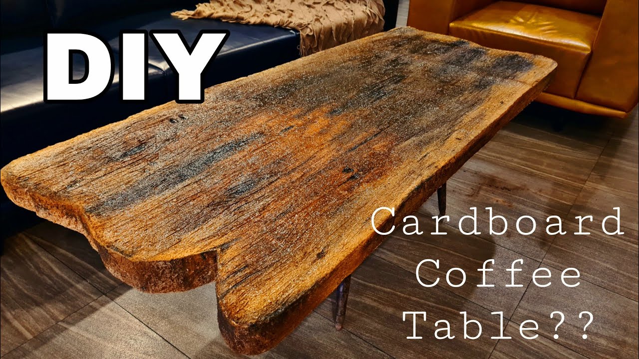 BEST OUT OF WASTE CARDBOARD IDEA | CARDBOARD FURNITURE| DIY CARDBOARD TABLE: #howto #diy #wood