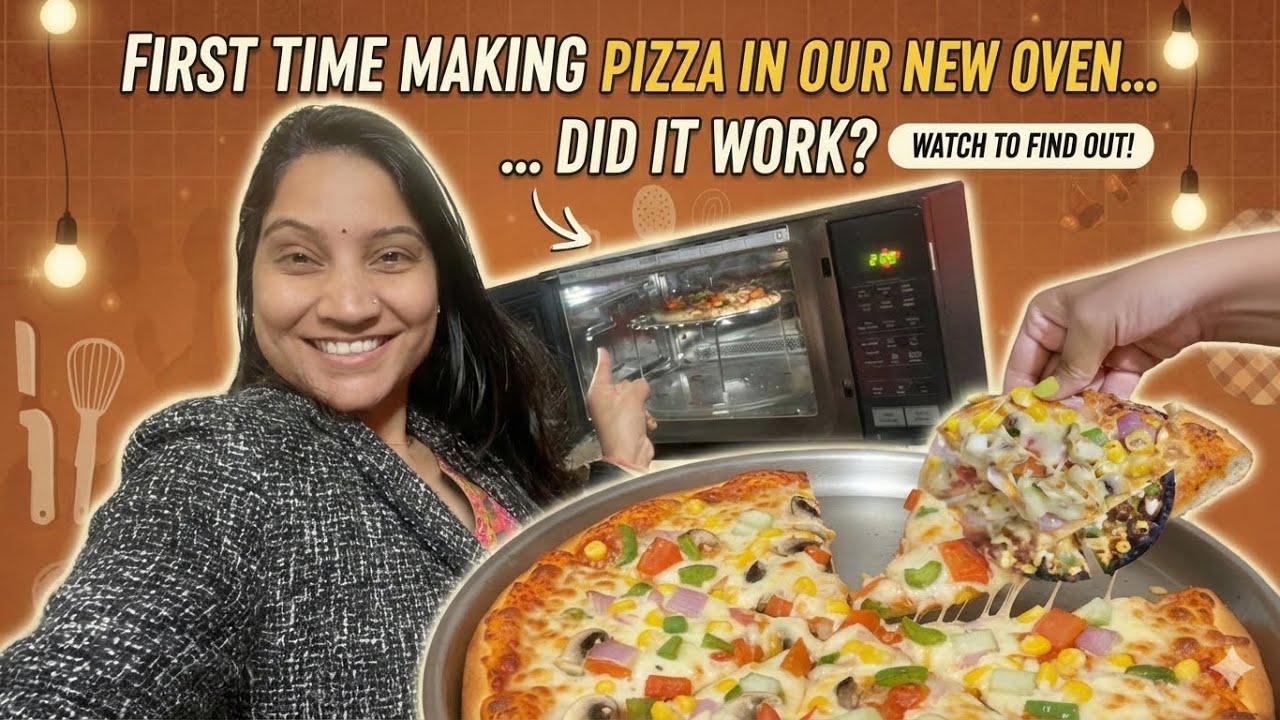 First Time Making Pizza in Our New Oven! 🍕 (Did it work?)