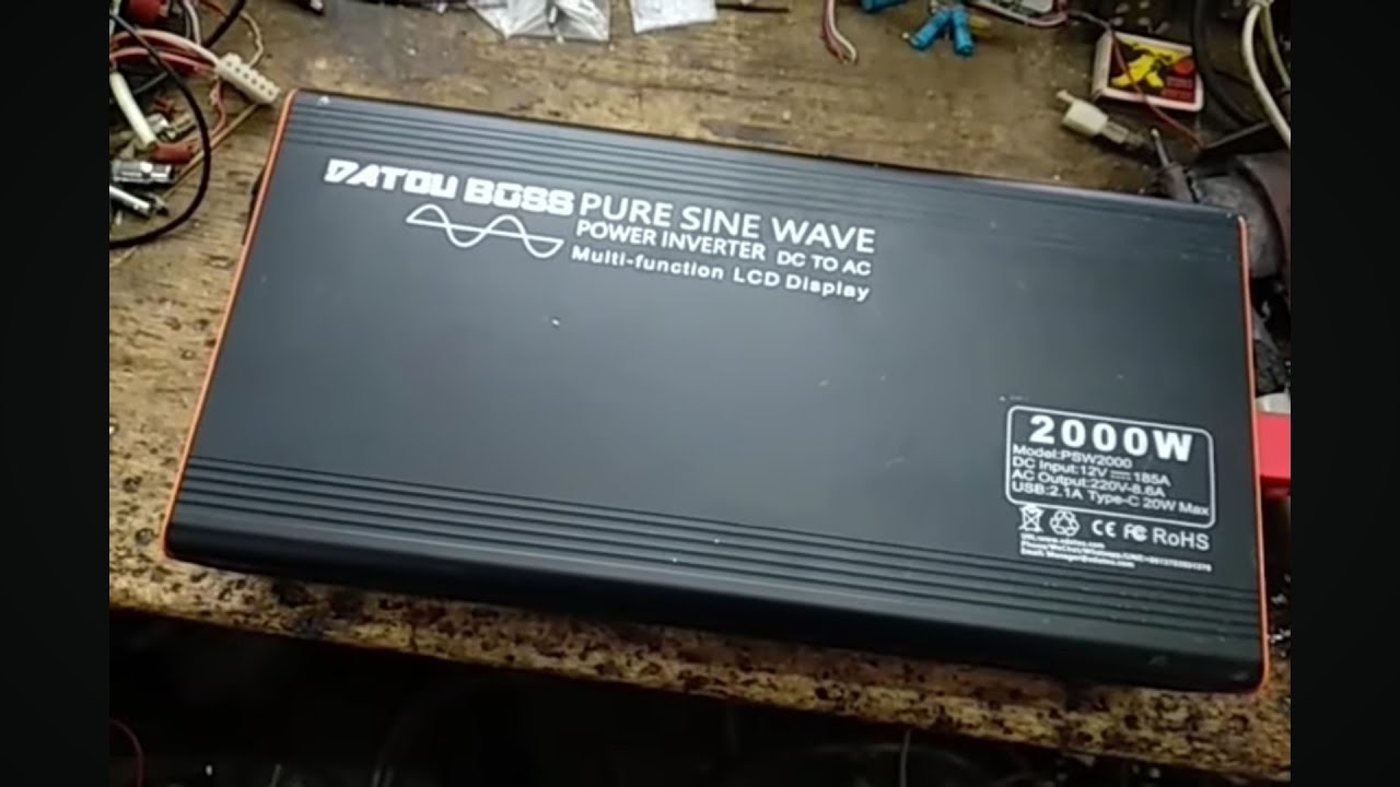 Ремонт инвертора 12х220в Datouboss 2000W