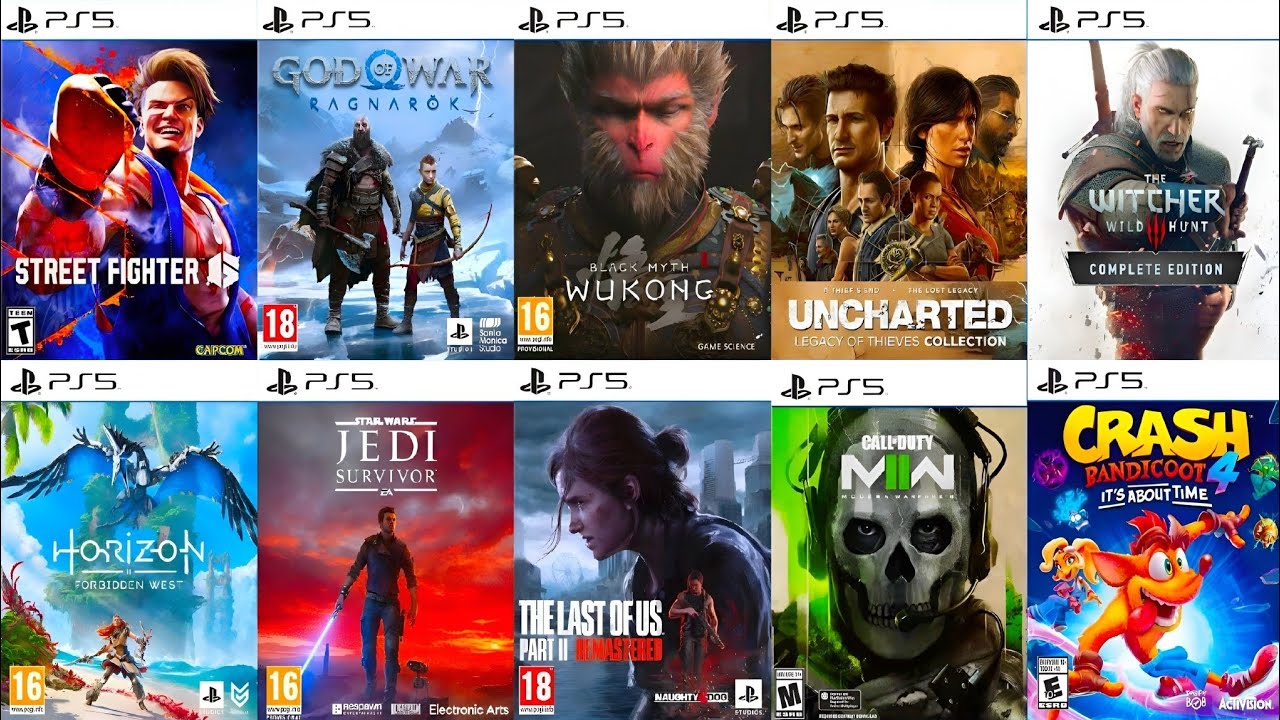 Топ-30 лучших игр всех времен для PS5 || 30 потрясающих игр для PlayStation 5