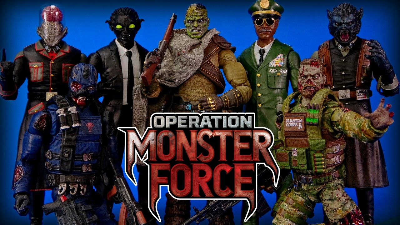 Operation: Monster Force Wave 0 and 2 Fresh Monkey Fiction BigBadWorkshop BBTS Action Figure Review!