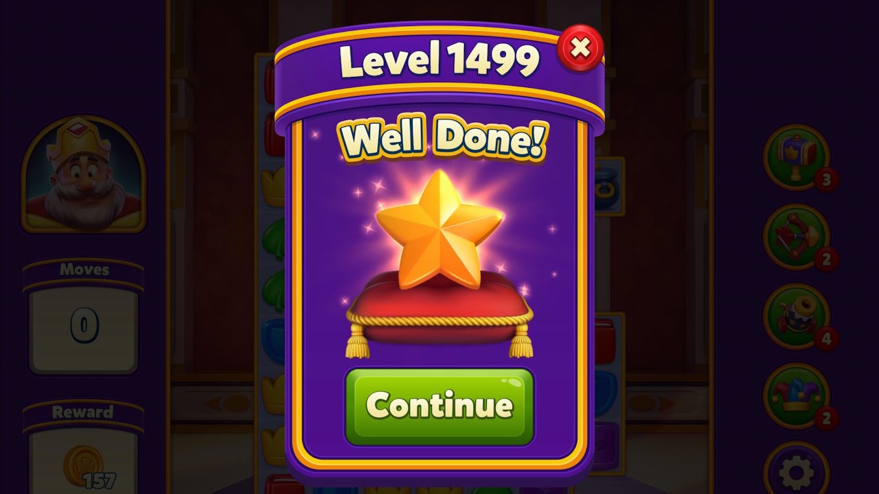 Royal Match - King Robert - Super Hard Level 1499