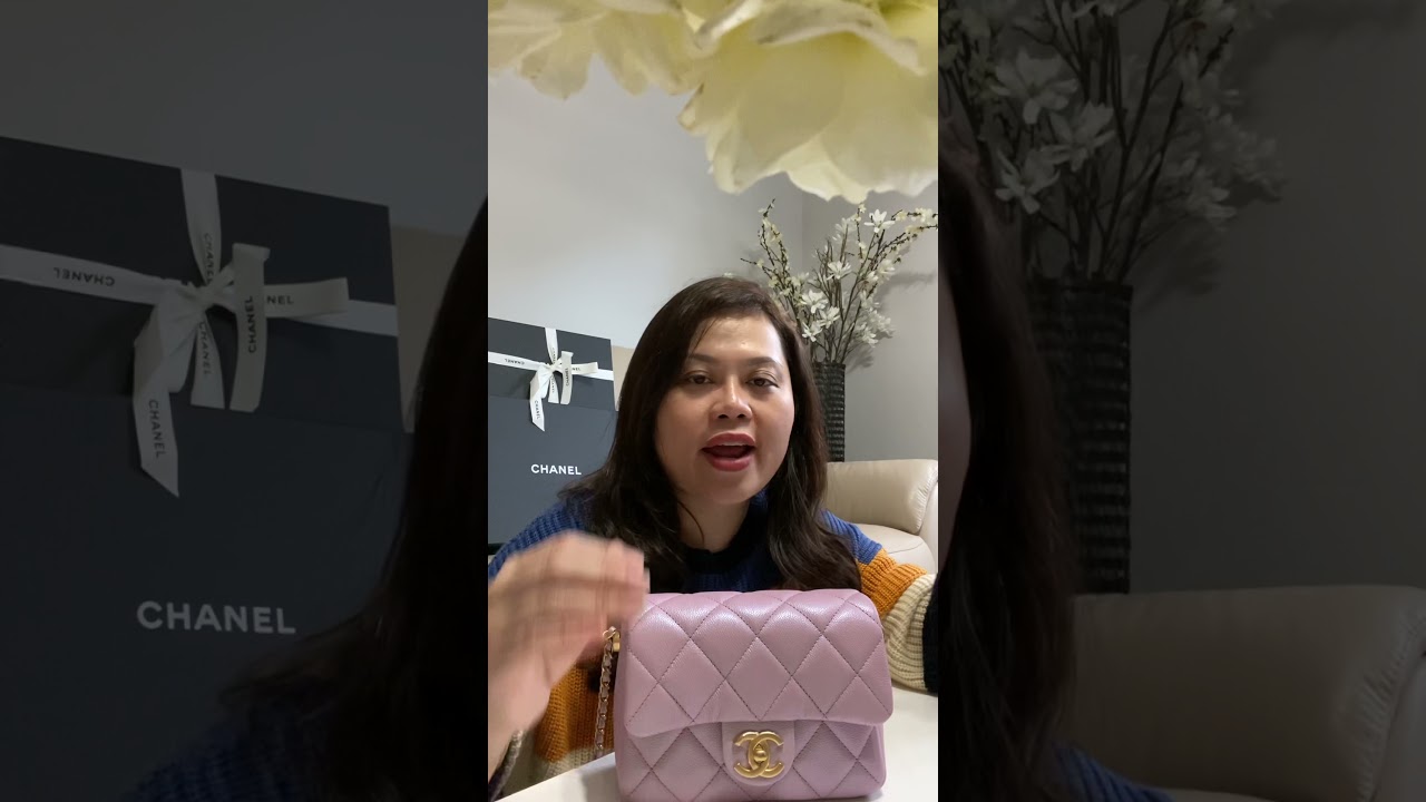 My unicorn 21k collection bag from chanel! #chanel21k #chanelbag #chanelmini #chanelunboxing