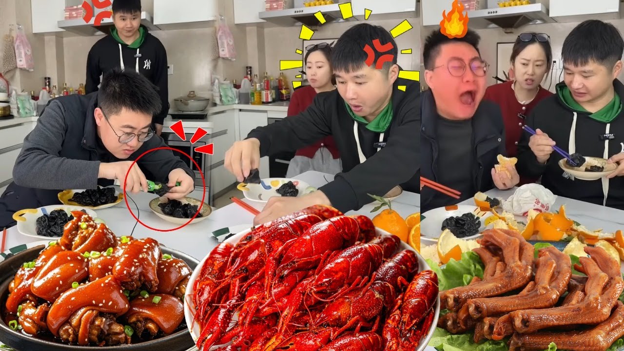 蠢哥哥不满公平分配竟给弟弟的放芥末被弟弟目睹，弟弟找准机会调换，最后结局太解气 了