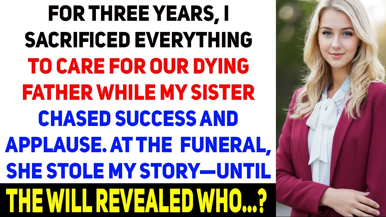 My Sister Took Credit for My Sacrifice—Except She Didn’t Expect the Truth at Dad’s Funeral