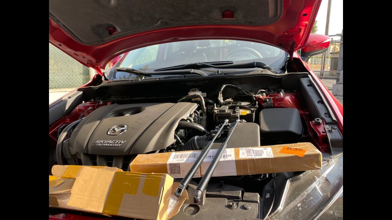 Mazda CX-3 pistoni alza cofano! tutta un altra cosa adesso!