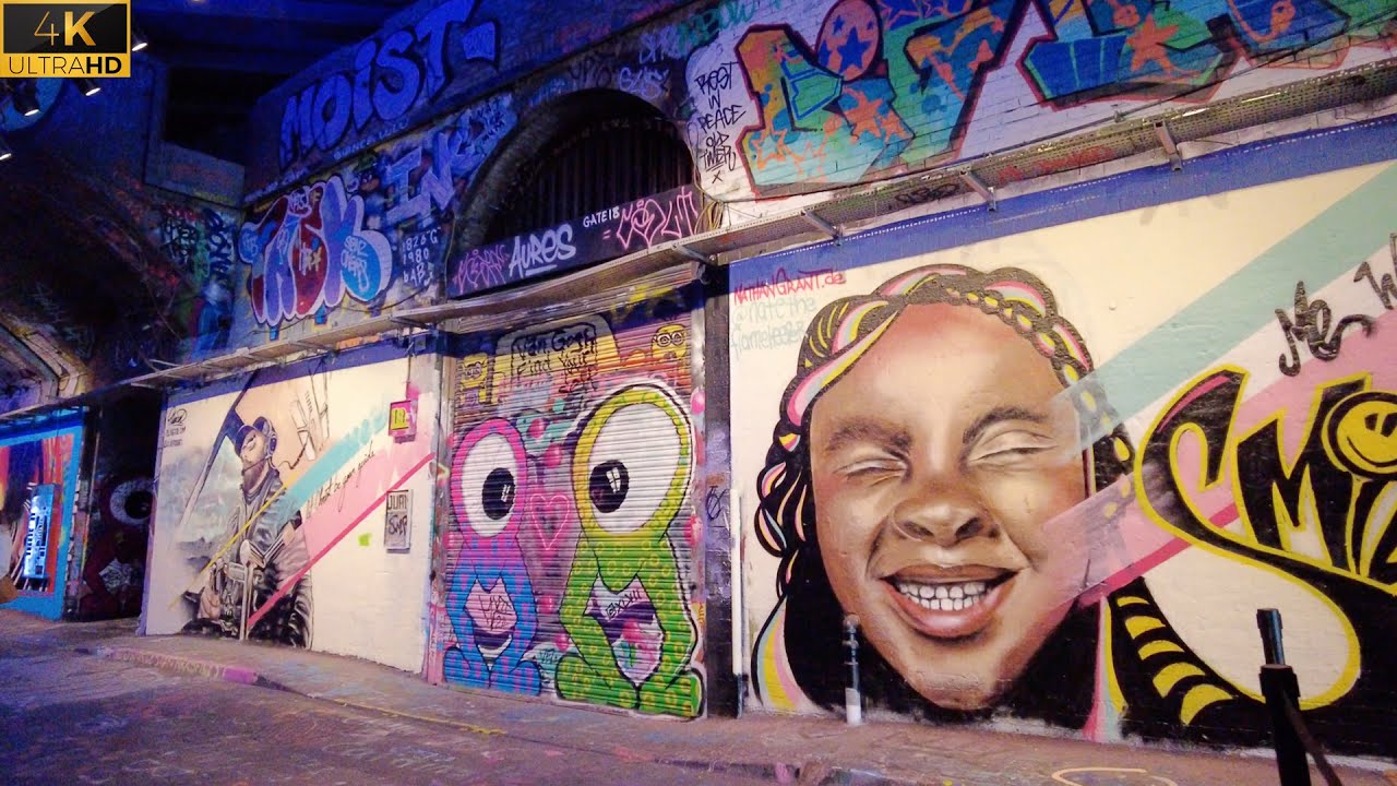 LONDON EYE TOUR THROUGH TO LEAKE STREET ARCHES | GRAFFITI TUNNEL.