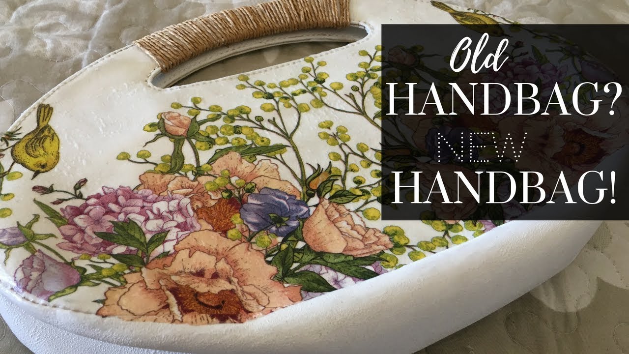 DIY: Decoupage your Handbag!!
