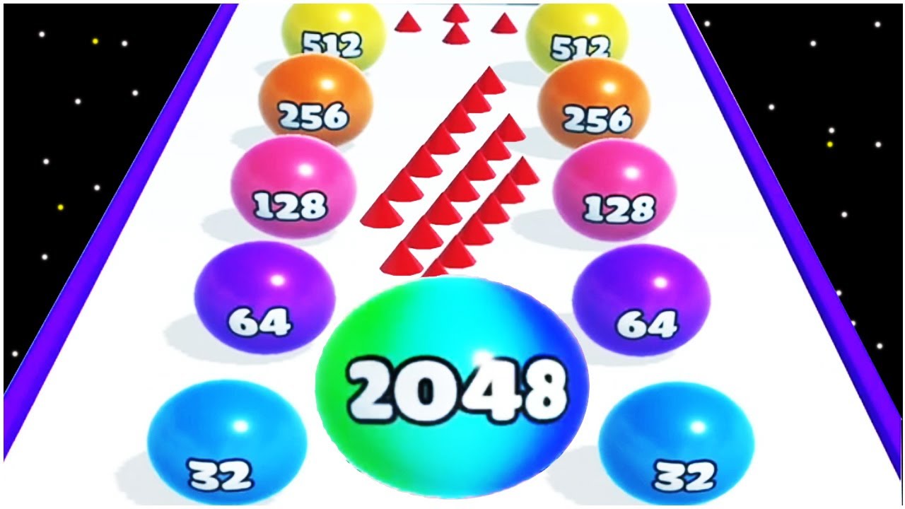 Ball Merge 2048 - Gameplay Walkthrough - Levels 21-30