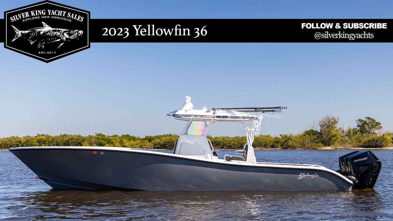 Yellowfin 36 Offshore l Yellowfin Yachts New Smyrna Beach Florida Yacht Tender Ready Video Tour