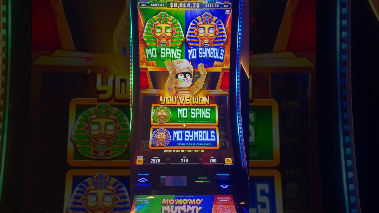 👉 We finally triggered the Momo Mummy bonus 😳🎰