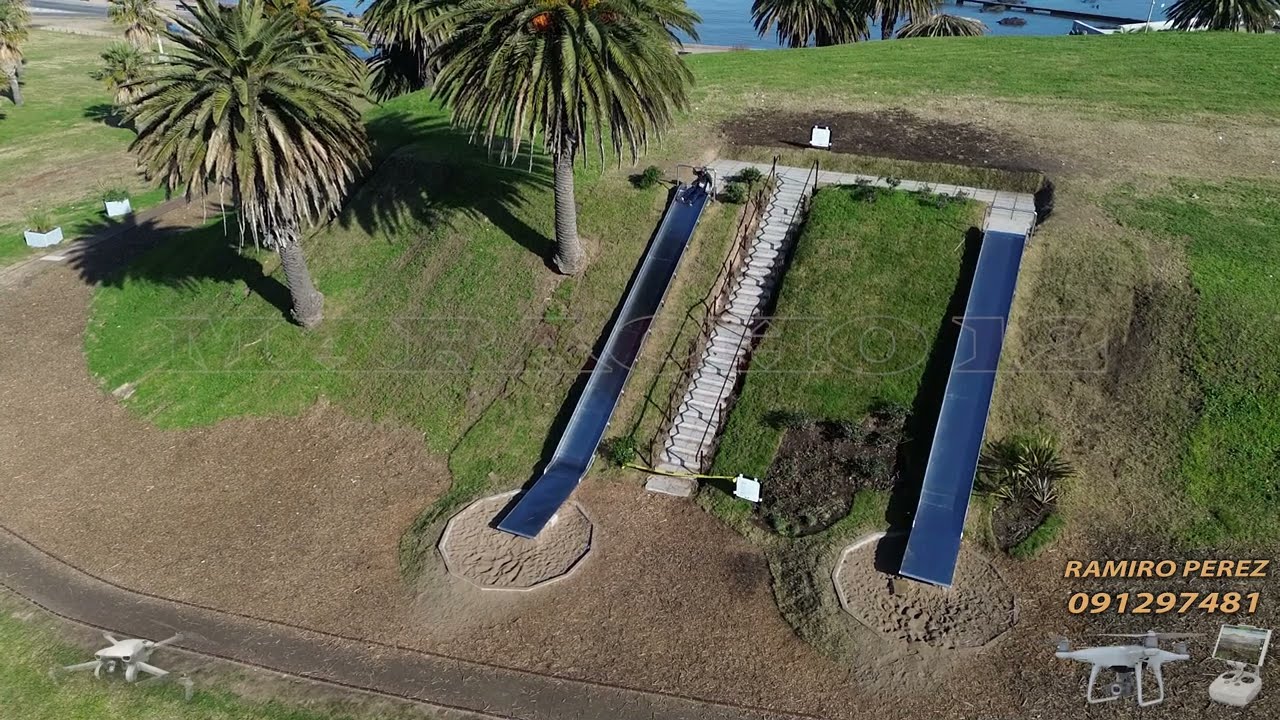 VIDEO DRON MINI 3 NUEVOS TOBOGANES INSTALADOS EN LAS CANTERAS DEL PARQUE RODO. JULIO 2025.