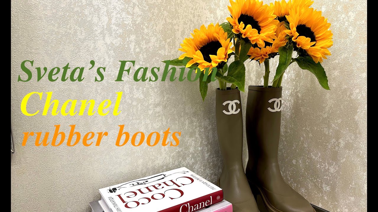 Chanel rubber boots - расспаковка, размер, примерка