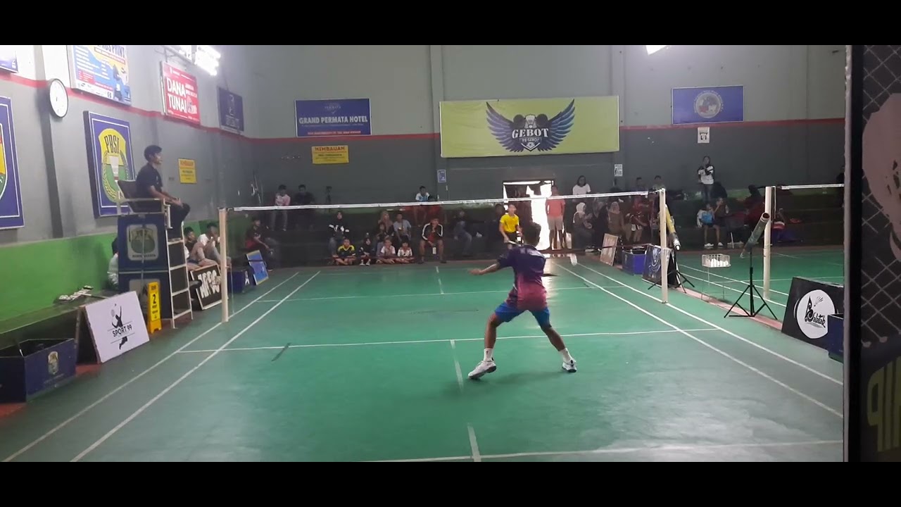 Momen di bantai senior@badminton