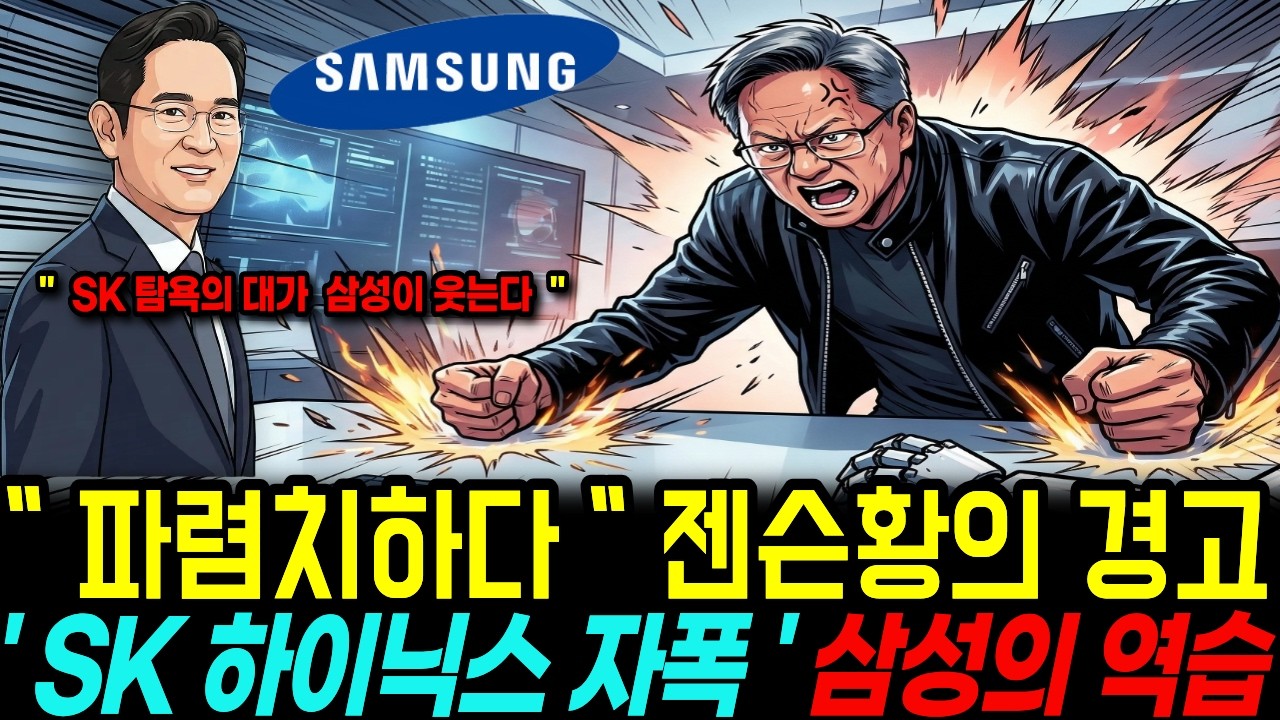 젠슨황이 파렴치하다고 했다, SK 하이닉스 탐욕이 삼성전자 역습을 불렀다 ㅣ#삼성전자 #에이치비엠 #반도체주가전망