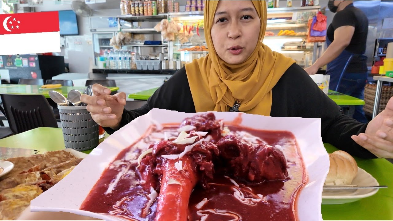 Singapore’s Most Iconic SUP TULANG MERAH 🔥 at Famous Haji Kadir | Singapore Eats Ep11