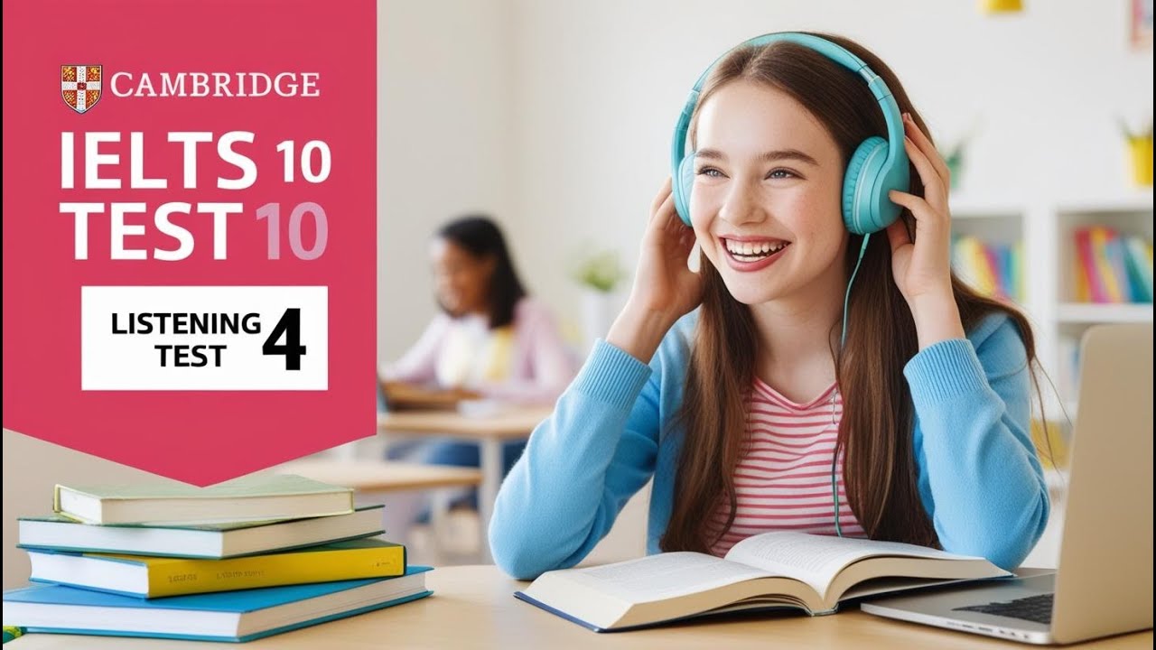 Cambridge IELTS 10 Listening Test 4 | Practice with Real Exam Audio #motivation #ielts #studyabroad