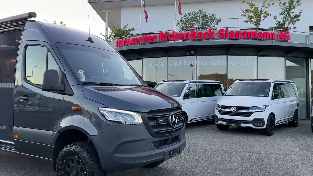 MERCEDES-BENZ Sprinter 190PS 4x4 3Liter V6 319 Rogus Roadtrip 595L Untersetzung Wohnmobil Kasten VAN
