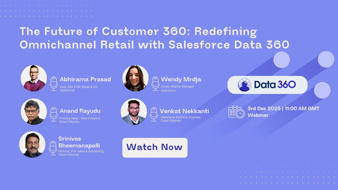 The Future of Customer 360 : Redefining Omnichannel Retail with Salesforce Data 360