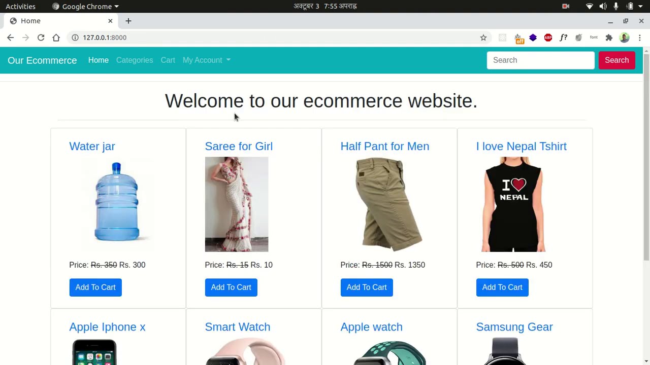 Ecommerce Site using Django Framework | Part 18 | Reset Password Django | Password Reset in Django