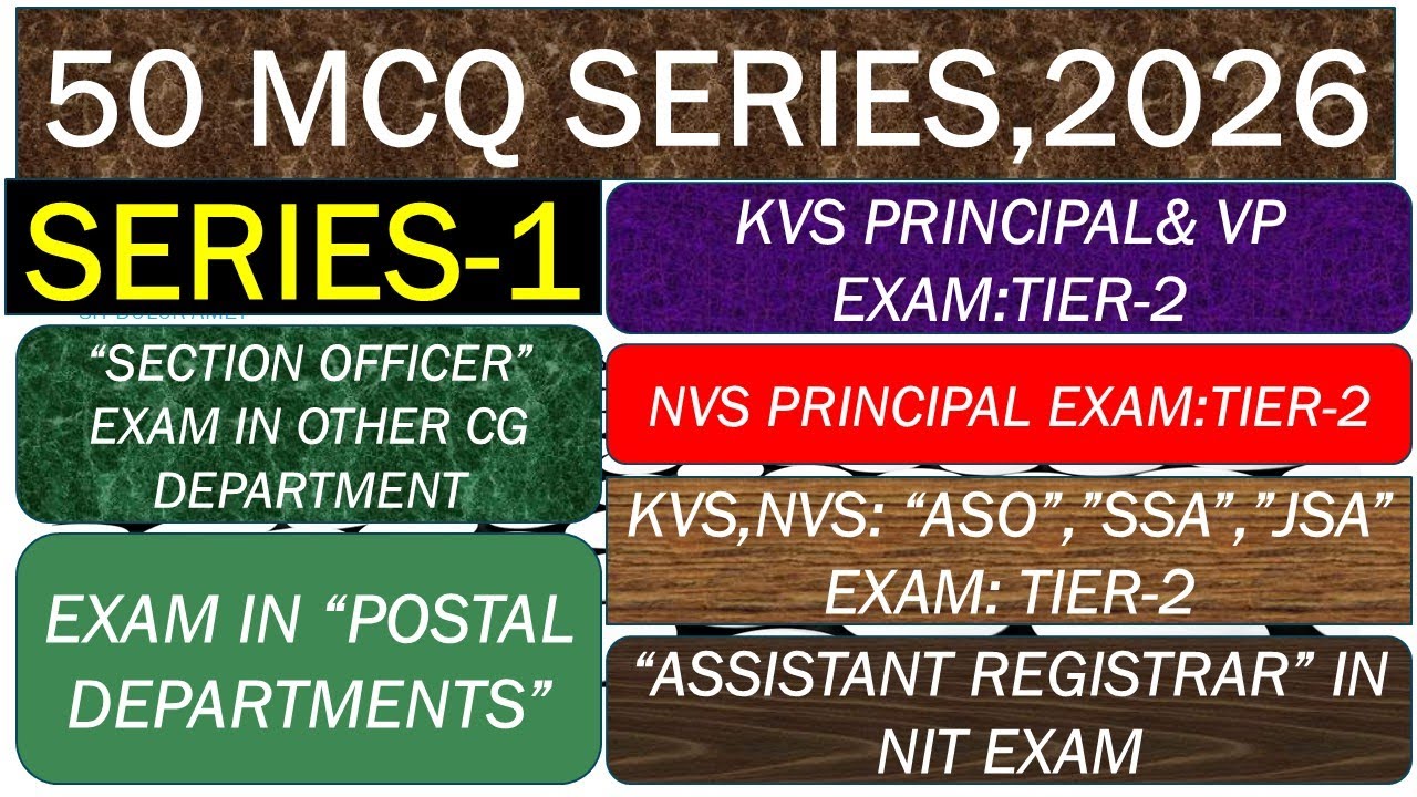 50 MCQ SERIES-1