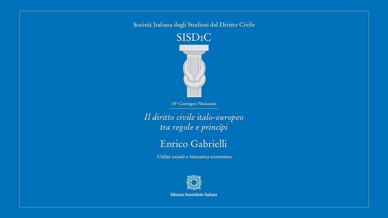 Utilità sociale e iniziativa economica, E. GABRIELLI