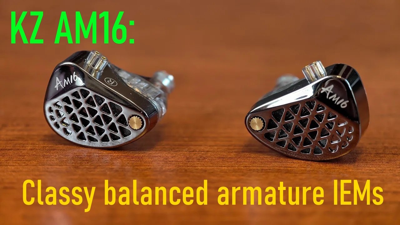 That can't be armature: KZ AM16 headphones reviewed!