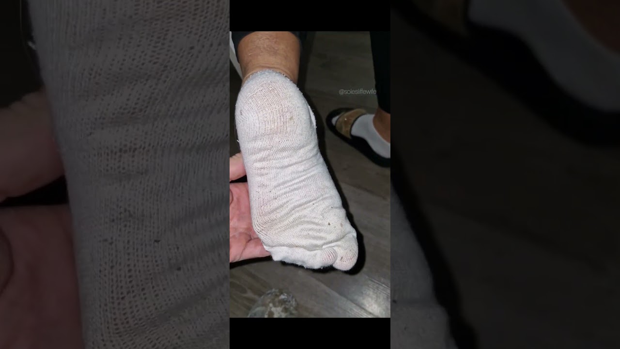 Wrinkled soles Sock