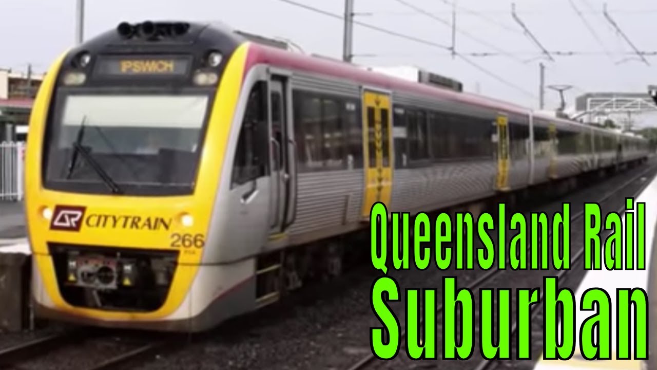 Queensland Rail EMU & SMU Trains around Brisbane (QR Sandgate, Shorncliffe, Cleveland, Australia)