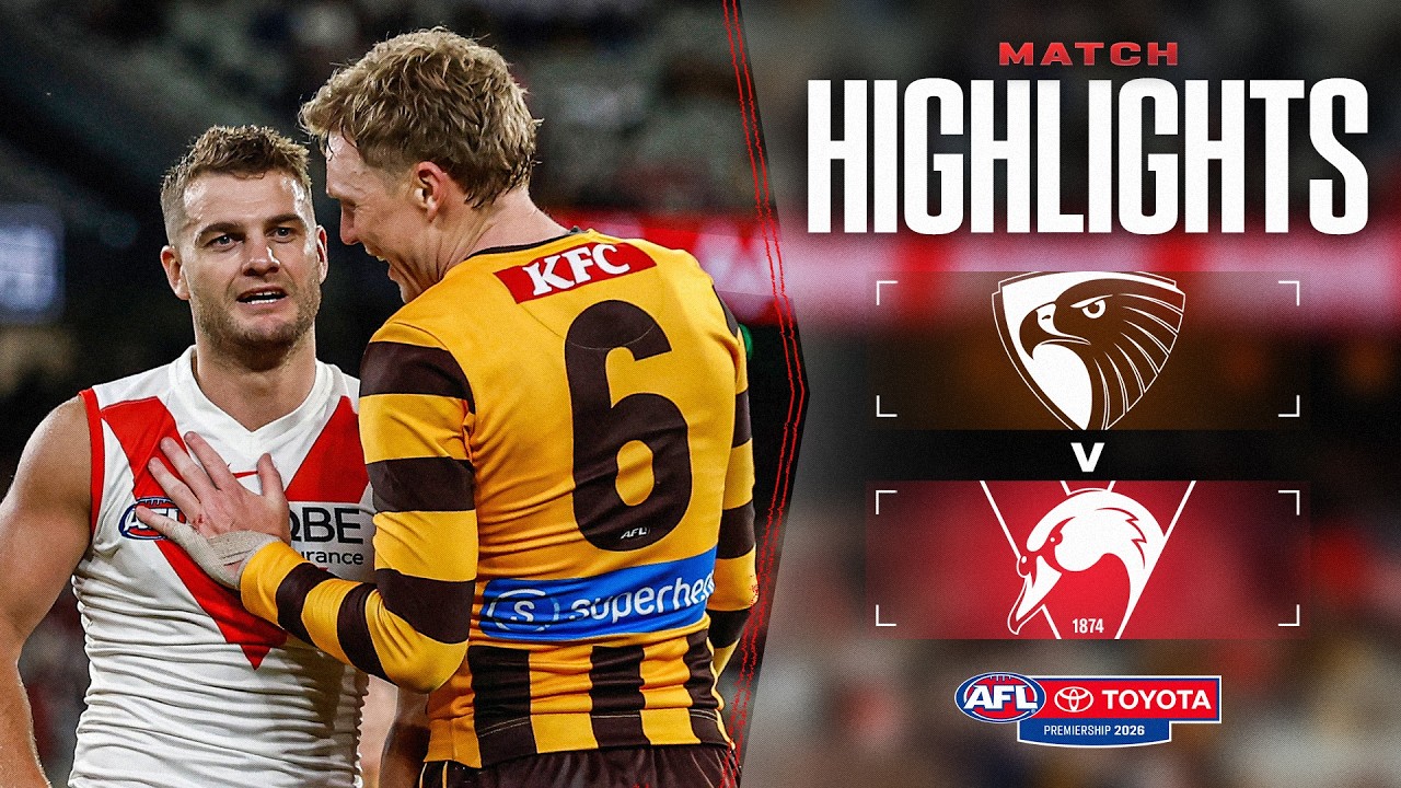 Hawthorn v Sydney Swans Highlights | Round 2, 2026 | AFL