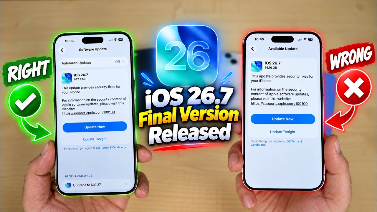 iOS 27 Final Version Released | Big Issue | Should you update?