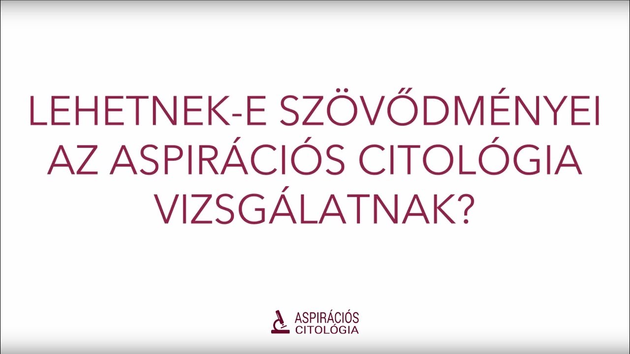 Lehetnek-e szövődményei az aspirációs citológia vizsgálatnak?