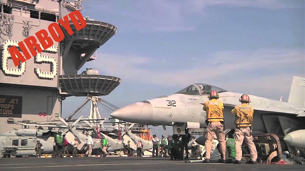 Flight Deck Operations USS Enterprise (CVN-65)
