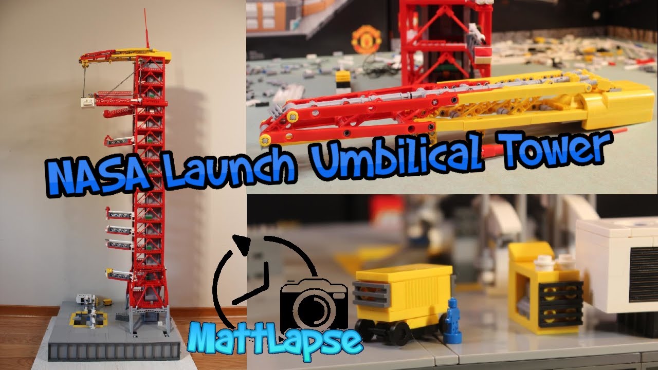Timelapse of Saturn Apollo V Launch Umbilical Tower - Vonado