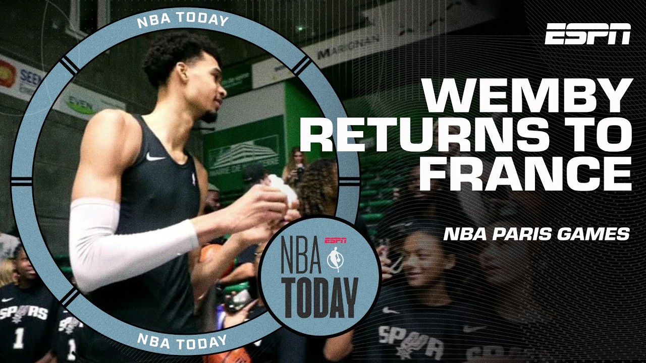 Victor Wembanyama returns to where his NBA journey started 🇫🇷👏 | NBA Today