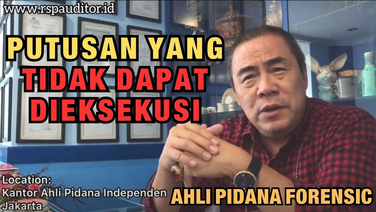 PUTUSAN YANG TIDAK DAPAT DIEKSEKUSI