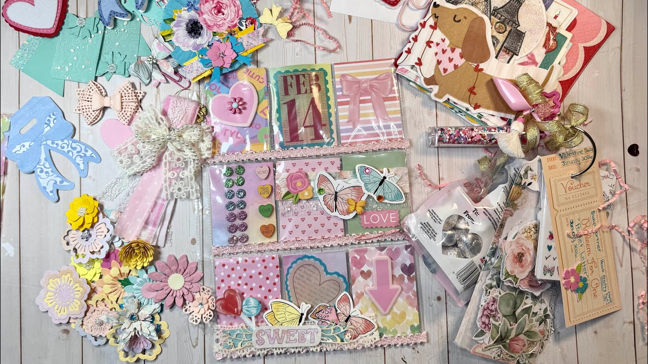 Valentine’s Day Swap Entry #63 from Dimitra.  Come see these beautiful Valentine creations❤️