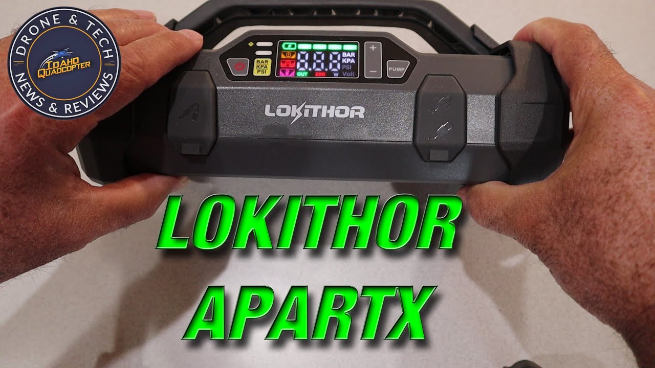 LOKITHOR ApartX Jump Starter Inflator Power Station Unboxing and Review