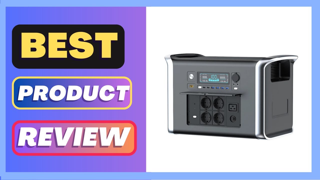 Portable Power Station 2600W 1800W 1024WH Mobile Power