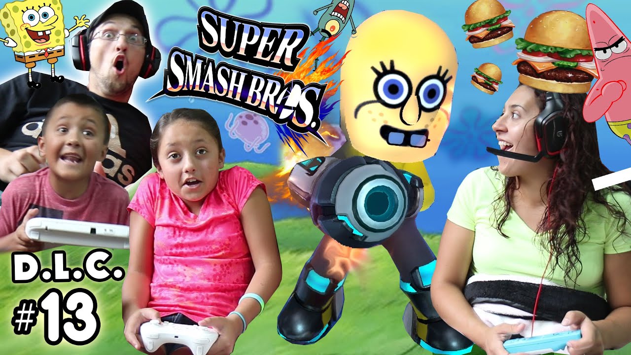SPONGEBOB против Krabby PATTY! Super Smash Bros DLC # 3 ФИНАЛ